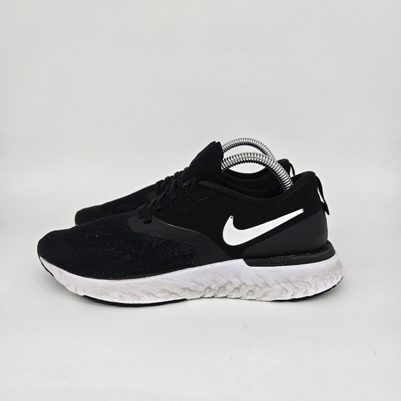 Nike Odyssey React 2 Flyknit 'Black' Women's Running Shoes Size 7.5 - Picture 1 of 8
